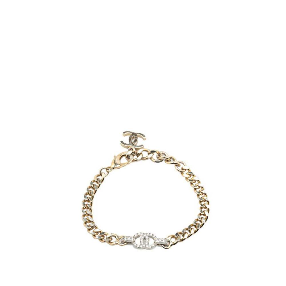 CHANEL Silver Logo Charm Bracelet - Picture 1 of 7